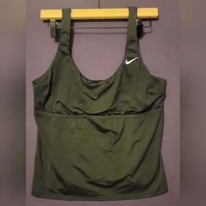 Nike Black Athletic Swim Tankini Top. Size XXL